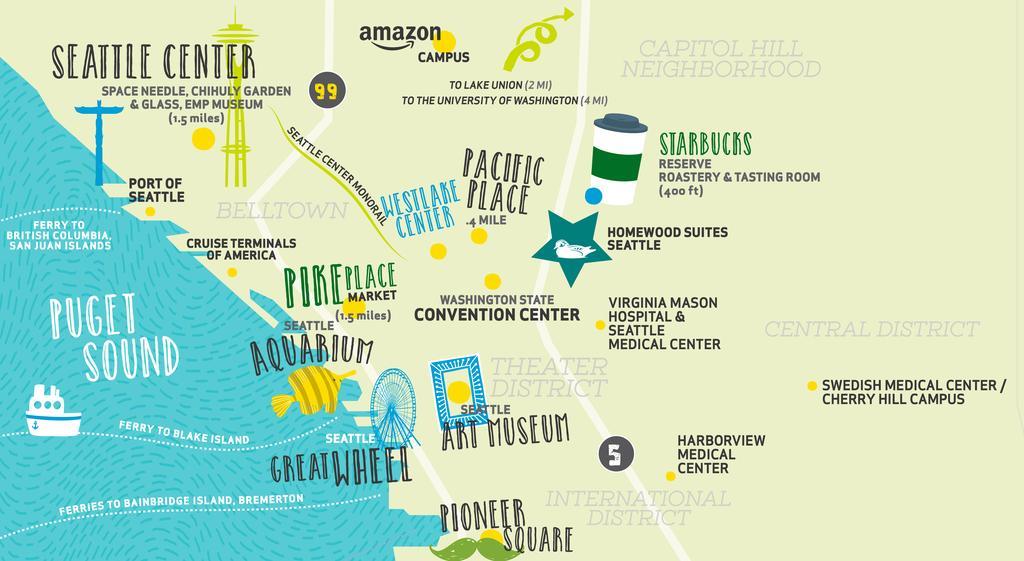 Homewood Suites By Hilton-Seattle Convention Center-Pike Street Luaran gambar